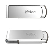 Netac U388 High Speed USB3.0 Metal Rotating Car Computer U Disk, Capacity: 64GB