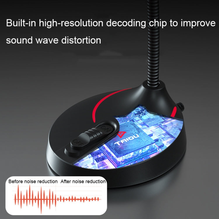 F12 Metal Hose Meeting Desktop Microphone, Spec: USB Version (Black) - Microphone by PMC TechLife | Online Shopping South Africa | PMC TechLife | Buy Now Pay Later Mobicred