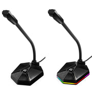 Metal Hose Meeting Desktop Microphone, Spec: 3.5 Version (Black)