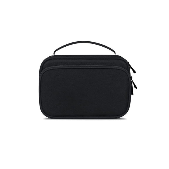 Multifunction Watch Strap Data Line 36 Slots Storage Bag(Black)