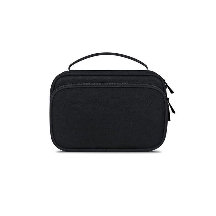 Multifunction Watch Strap Data Line 36 Slots Storage Bag(Black)