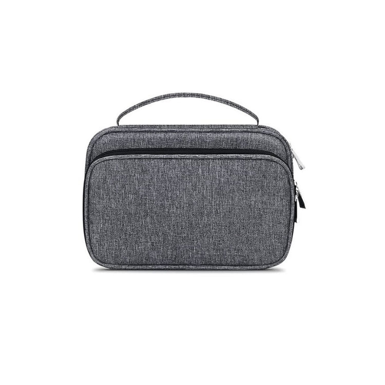 Multifunction Watch Strap Data Line 36 Slots Storage Bag(Grey)