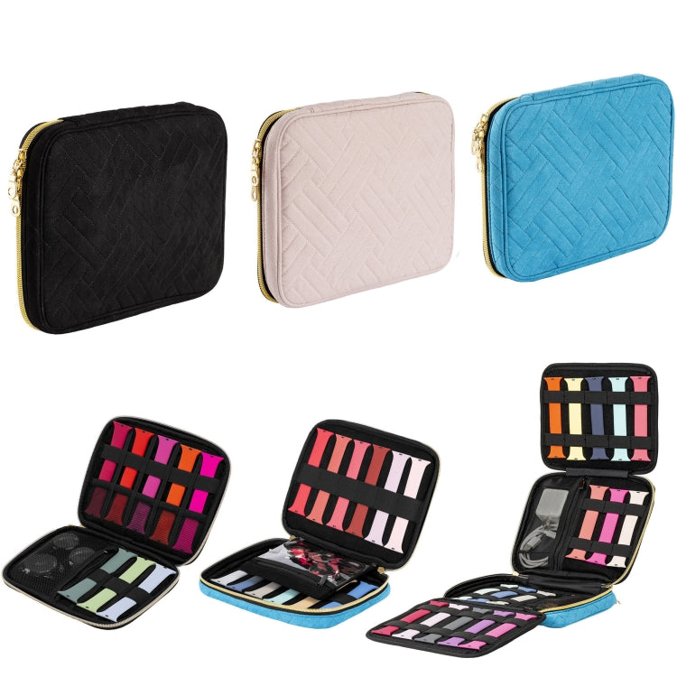 Velvet Watch Strap Watch Accessories Storage Bag, Specification: Black L - free shipping - PMc TechLife - Order now!