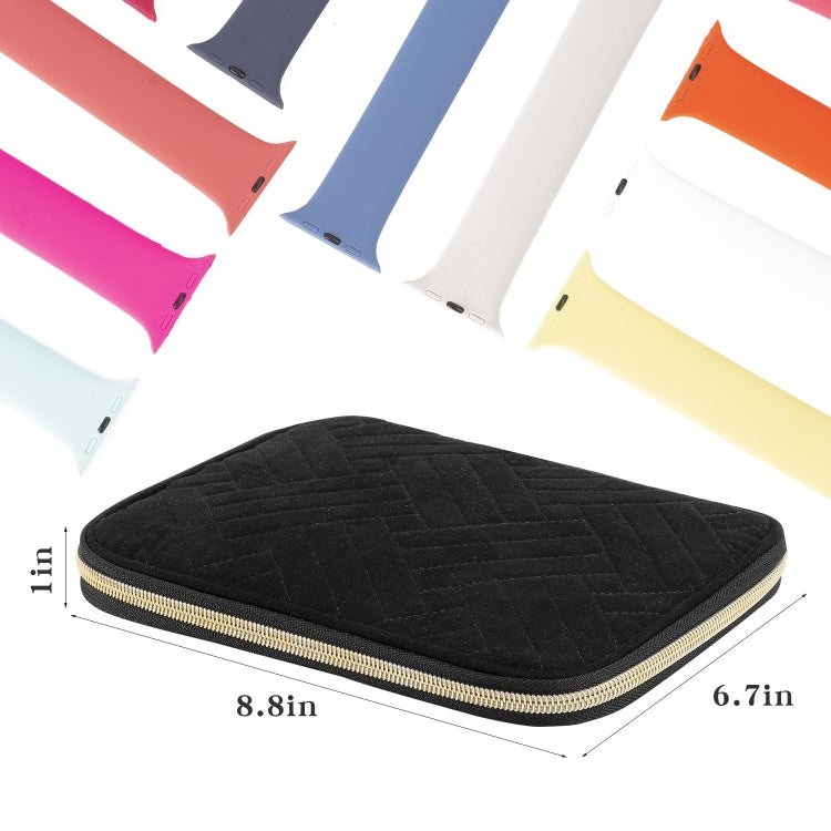 Velvet Watch Strap Watch Accessories Storage Bag, Specification: Blue M - free shipping - PMc TechLife - Order now!