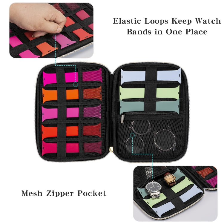 Velvet Watch Strap Watch Accessories Storage Bag, Specification: Pink M - free shipping - PMc TechLife - Order now!