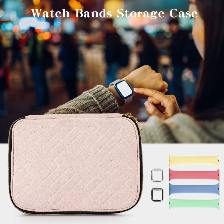 Velvet Watch Strap Watch Accessories Storage Bag, Specification: Black M - free shipping - PMc TechLife - Order now!