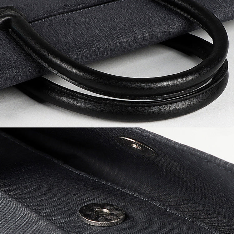 ST04 Water-resistant Portable Laptop Case, Size: 15.6 inches(Navy Blue)