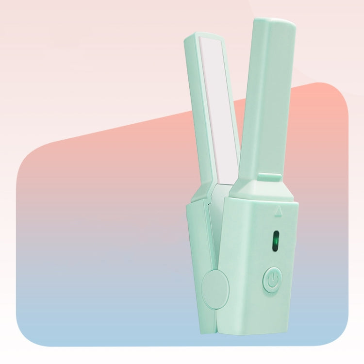 GLS-006 Dual-use Mini electric Splint for Straight and Curly Hair(Fresh green) - free shipping - PMC TechLife - Order now!
