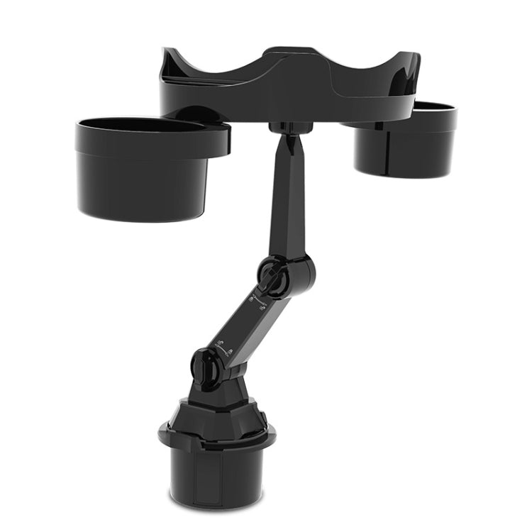 Car Water Cup Holder Dinner Plate Rack Rotatable Mobile Phone Holder(Black) - Car Drink Holders by PMC Jewellery | Online Shopping South Africa | PMC Jewellery | Buy Now Pay Later Mobicred