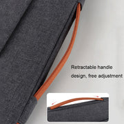 ND02 Water-resistant Portable Laptop Case, Size: 15.6 inches(Dark Gray)