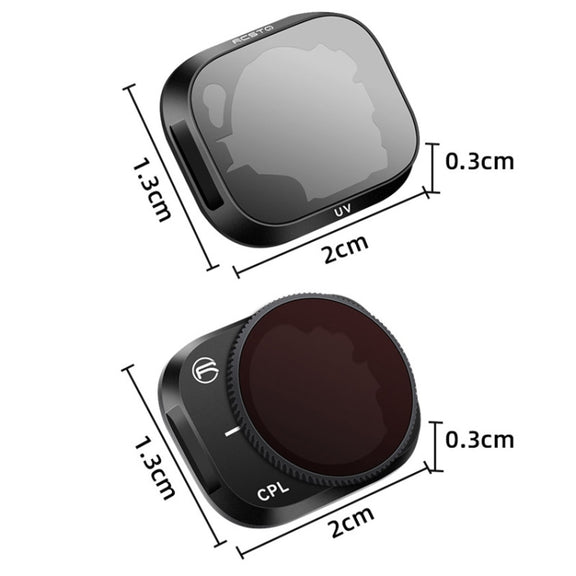 RCSTQ Aluminum Alloy Adjustable Filter Accessories for DJI Mini 3 Pro,Style: ND16