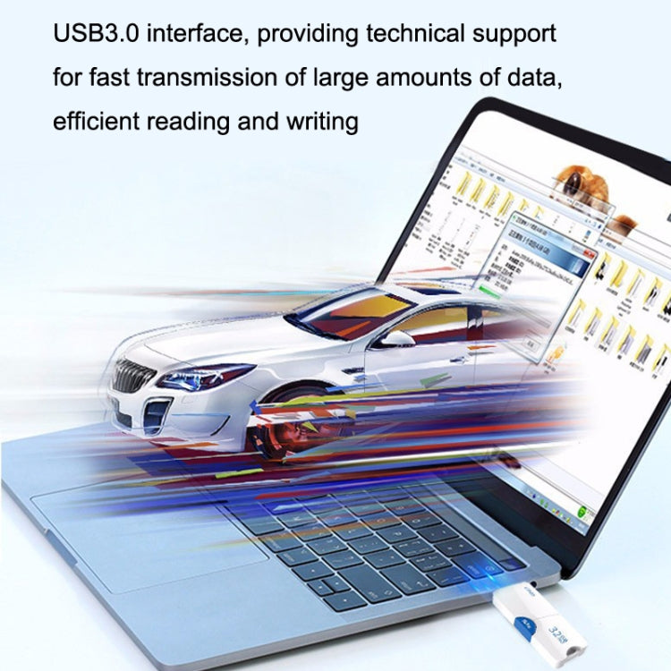 Netac U905 High Speed USB3.0 Retractable Car Music Computer USB Flash Drive, Capacity: 256GB