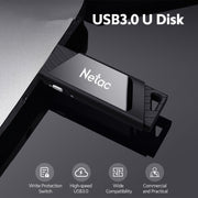 Netac U336 Protection With Lock Car High-Speed USB Flash Drives, Capacity: 128GB
