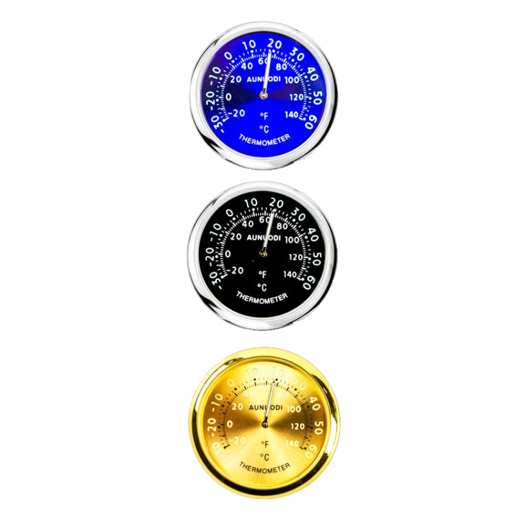 Night Light Car Thermometer Metal Ornaments(Black Thermometer) - free shipping - PMC Jewellery - Order now!