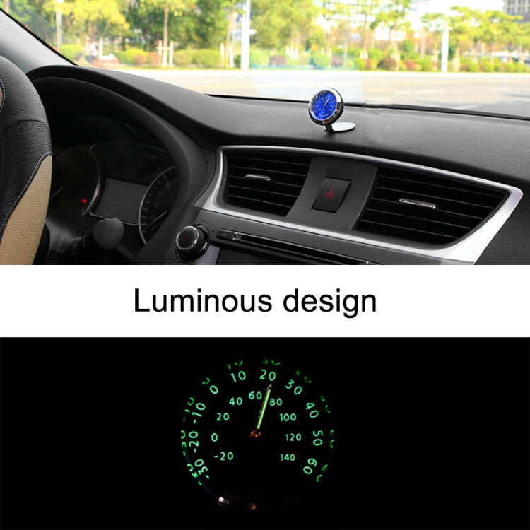 Night Light Car Thermometer Metal Ornaments(Black Thermometer) - free shipping - PMC Jewellery - Order now!