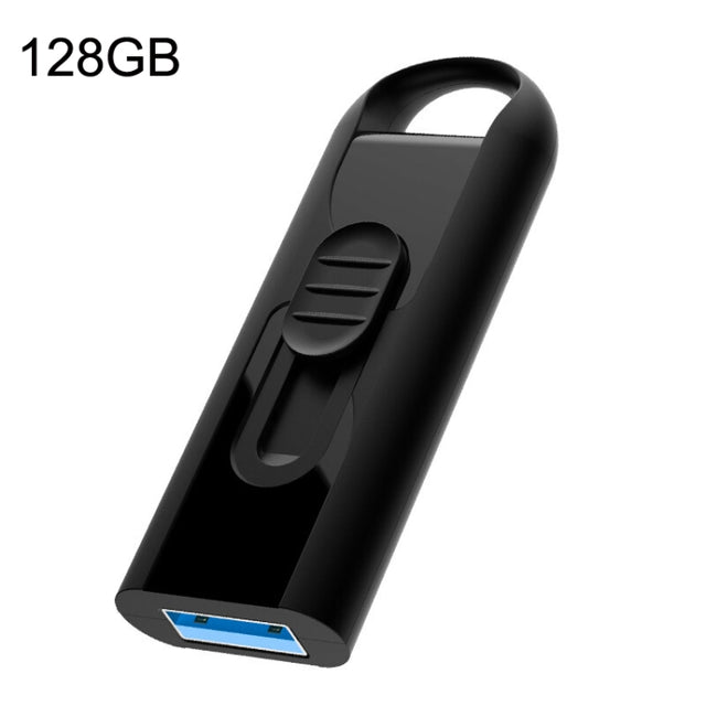 Netac U309 High Speed USB3.0 Push-Pull Encrypted USB Flash Drive, Capacity: 128GB