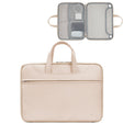 Baona BN-Q006 PU Leather Full Opening Laptop Handbag For 14 inches(Light Apricot Color) - 15 inch by Baona | Online Shopping South Africa | PMC TechLife | Buy Now Pay Later Mobicred