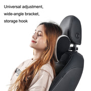 A09 Car Seat Headrest Memory Foam Comfortable Neck Pillow, Style: With Stand  (White)