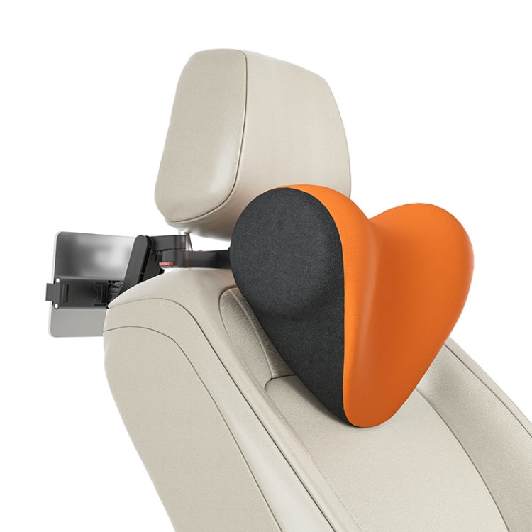 A09 Car Seat Headrest Memory Foam Comfortable Neck Pillow, Style: With Stand  (Orange) - free shipping - PMC TechLife - Order now!