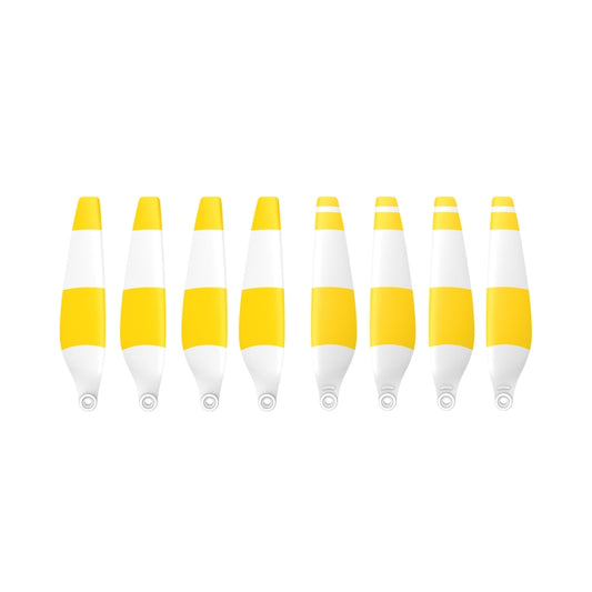 8 PCS 6030F Double Sided Colorful Low Noise Wing Propellers For DJI Mini 3 Pro, Color:  White Yellow -  by PMC Jewellery | Online Shopping South Africa | PMC Jewellery | Buy Now Pay Later Mobicred