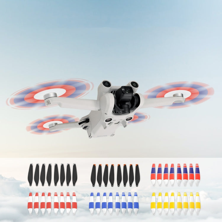 8 PCS 6030F Double Sided Colorful Low Noise Wing Propellers For DJI Mini 3 Pro, Color: Three -color - DIY Propeller by PMC TechLife | Online Shopping South Africa | PMC TechLife | Buy Now Pay Later Mobicred