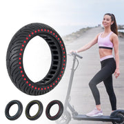 8.5 inch Color Dot Honeycomb Tire for Xiaomi Mijia M365/M365 Pro/1S(Red)