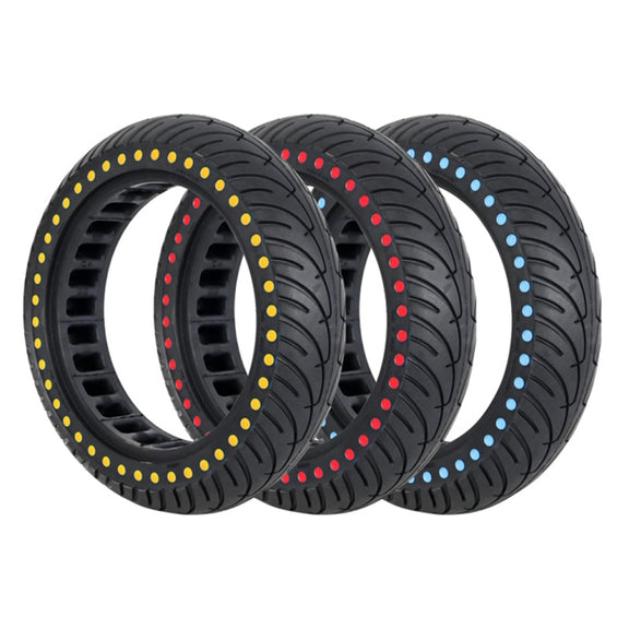 8.5 inch Color Dot Honeycomb Tire for Xiaomi Mijia M365/M365 Pro/1S(Red)