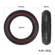 8.5 inch Color Dot Honeycomb Tire for Xiaomi Mijia M365/M365 Pro/1S(Red)