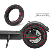 8.5 inch Color Dot Honeycomb Tire for Xiaomi Mijia M365/M365 Pro/1S(Red)