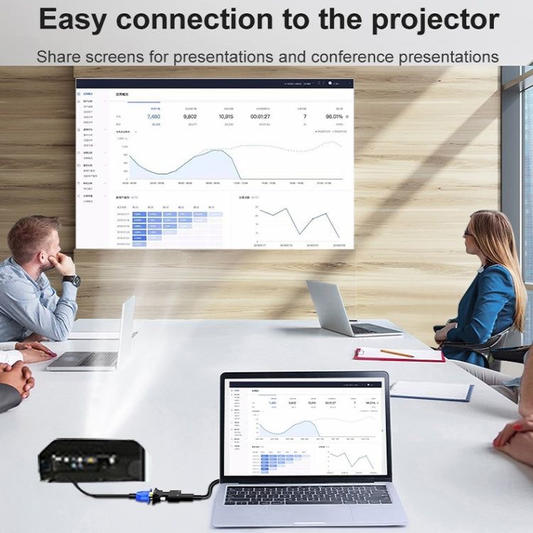HDMI Female To VGA Male With Audio Adapter Computer Monitor TV Projector Converter(Black) - Converter by PMC TechLife | Online Shopping South Africa | PMC TechLife