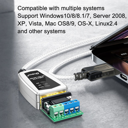 DTECH DT-5019 USB To RS485/422 Industrial Converter Serial Line Communication Adapter(1.2m) - free shipping - PMC Jewellery - Order now!