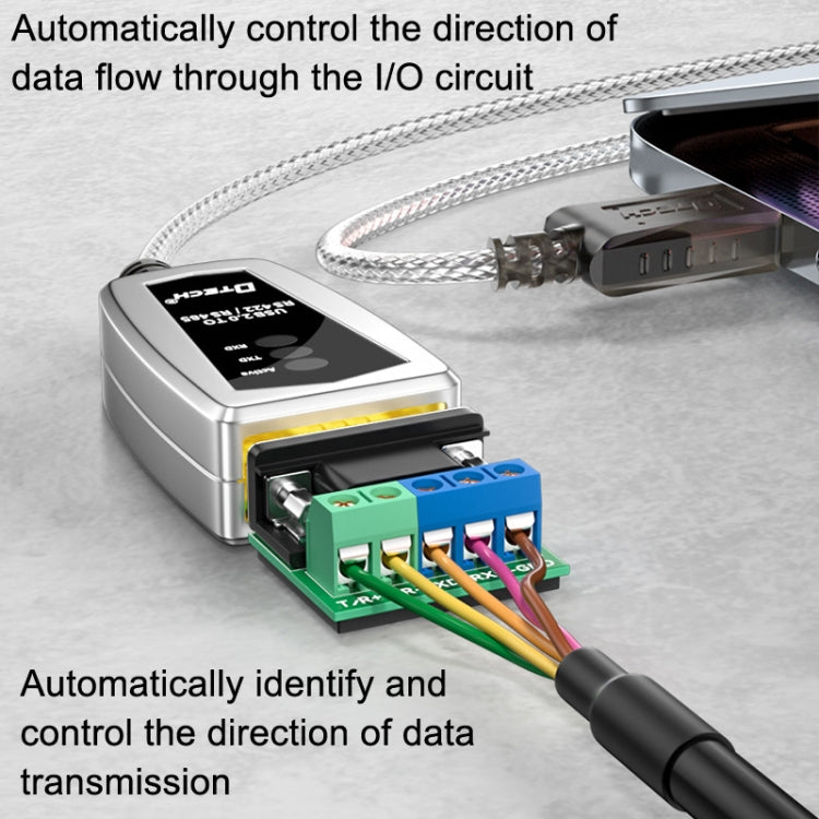 DTECH DT-5019 USB To RS485/422 Industrial Converter Serial Line Communication Adapter(1.2m) - free shipping - PMC Jewellery - Order now!