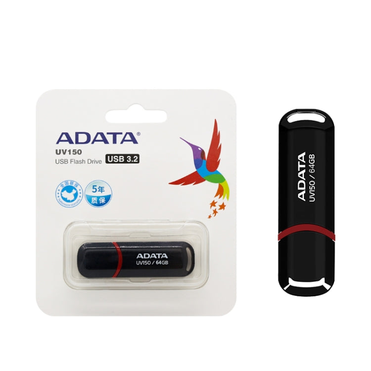 ADATA UV150 High Speed USB3.1 Business USB Flash Drive, Capacity: 32GB(Black)