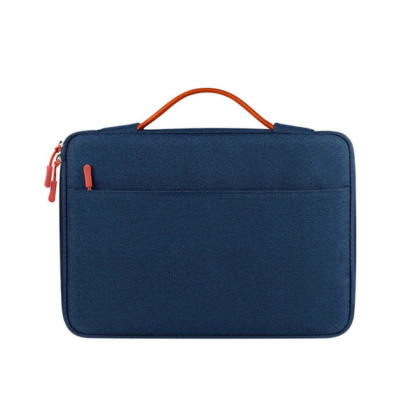 ND02S Adjustable Handle Water-resistant Laptop Bag, Size: 14.1-15.4 inches(Navy Blue)