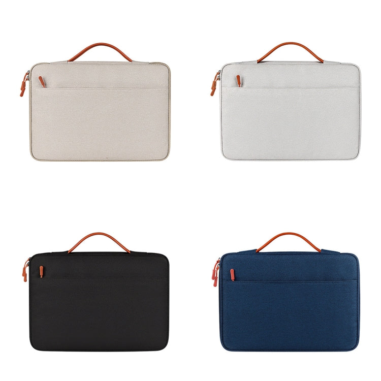 ND02S Adjustable Handle Water-resistant Laptop Bag, Size: 14.1-15.4 inches(Navy Blue)