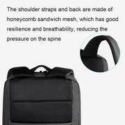 SJ08 Business Large Capacity Laptop Bag(Elegant Gray)
