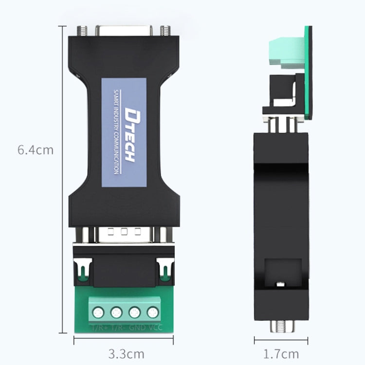 DTECH DT-9000 Passive Bidirectional RS232 To RS485 Serial Communication Protocol Module Converter - free shipping - PMC Jewellery - Order now!
