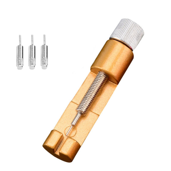 Adjustable Watch Strip Removal Metal Strap Bracelet Link Pin Repair Tool(Golden)