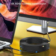 DTECH HDMI 2.0 Version Fiber Optical Line 4K 60Hz Large Screen TV Engineering Wiring, Length: 5m
