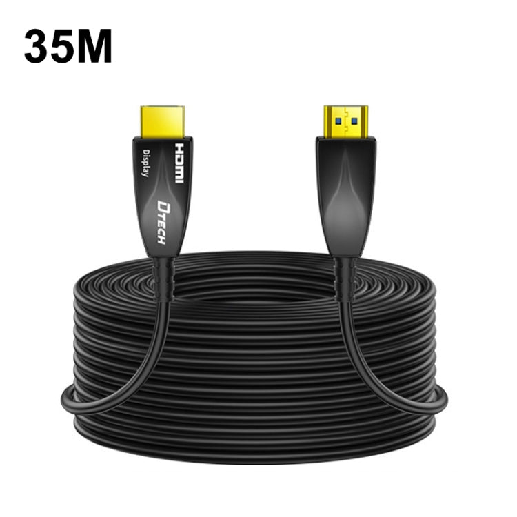 DTECH HDMI 2.0 Version Fiber Optical Line 4K 60Hz Large Screen TV Engineering Wiring, Length: 35m - free shipping - PMC Jewellery - Order now!