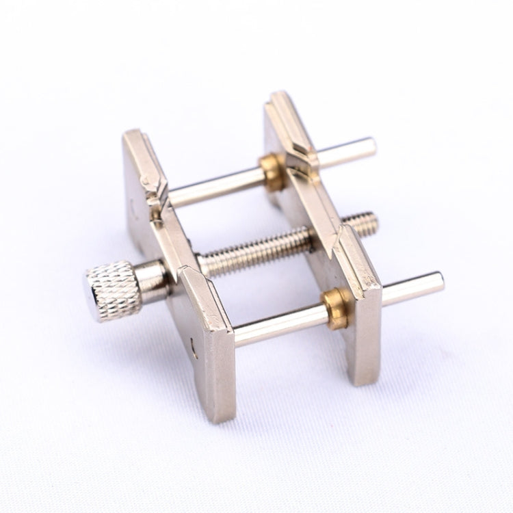 2 In 1  Watch Movement Holder Clip Base Metal Multi Function Vise Clamp, Random Color Delivery - free shipping - PMC Jewellery - Order now!