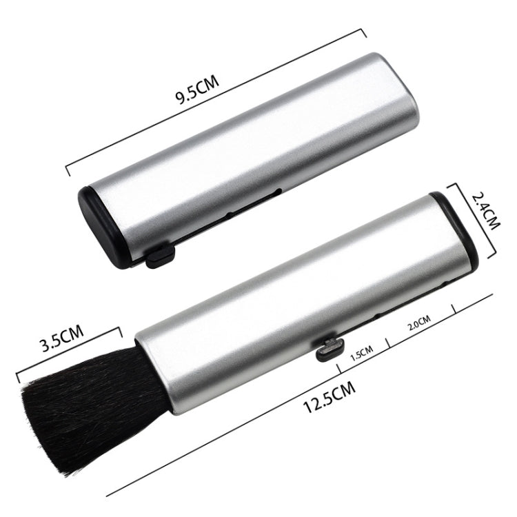10 PCS Car Air Conditioner Air Outlet Telescopic Cleaning Brush, Color: Silver - Car Washer & Accessories by PMC TechLife | Online Shopping South Africa | PMC TechLife | Buy Now Pay Later Mobicred