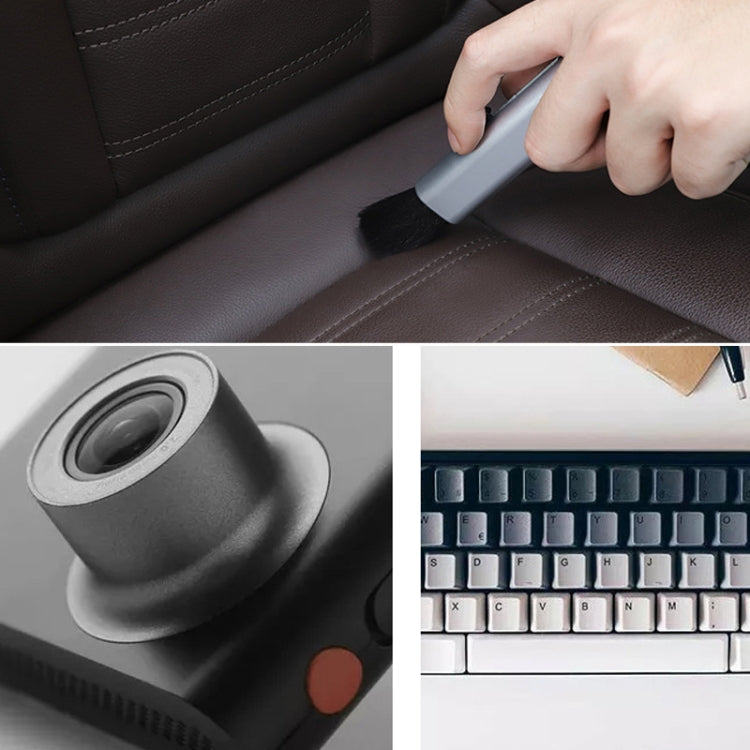 10 PCS Car Air Conditioner Air Outlet Telescopic Cleaning Brush, Color: Silver - Car Washer & Accessories by PMC TechLife | Online Shopping South Africa | PMC TechLife | Buy Now Pay Later Mobicred