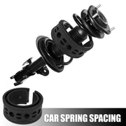 19 Holes Car Universal Buffer Rubber Spring Shock Absorber, Specification: B+