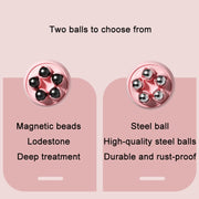 Inner Leg Exercise Muscle Relaxation Abdominal Shaping Roller Massager, Color: Pink Magnetic Ball Box