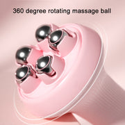 Inner Leg Exercise Muscle Relaxation Abdominal Shaping Roller Massager, Color: Blue Magnetic Ball Box