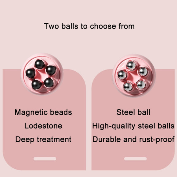 Inner Leg Exercise Muscle Relaxation Abdominal Shaping Roller Massager, Color: Yellow Magnetic Ball Box