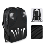 SJ16 Laptop Anti-Theft Backpack, Size: 13 inch-15.6 inch(Mysterious Black)