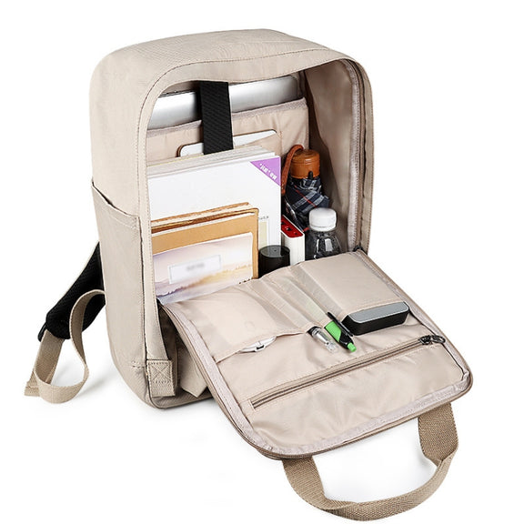 SJ05 Multifunctional Water-resistant Laptop Bag, Size: 13 inch-15.6 inch(Mysterious Black)