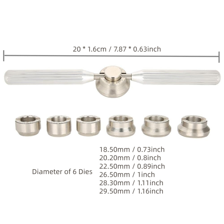 Watch Case Opener Tool Adjustable Watch Back Cover Remover Open Wrench, Model: Gear Rear Cover